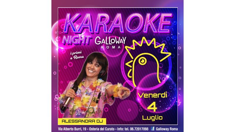 Eventi Luglio Galloway Roma
