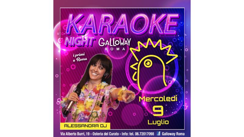 Eventi Luglio Galloway Roma