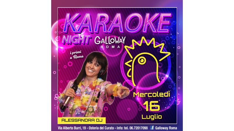 Eventi Luglio Galloway Roma
