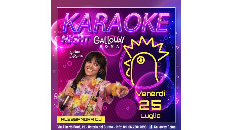 Eventi Luglio Galloway Roma