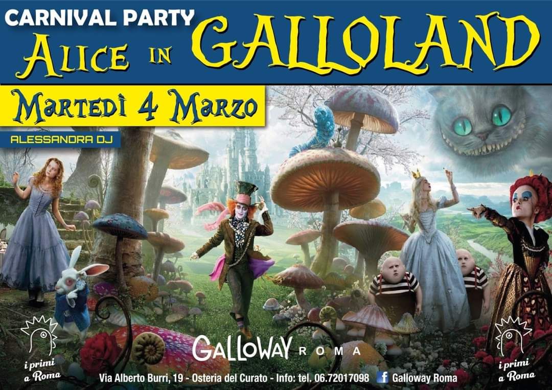 Carnival Party 2025 al Galloway Roma